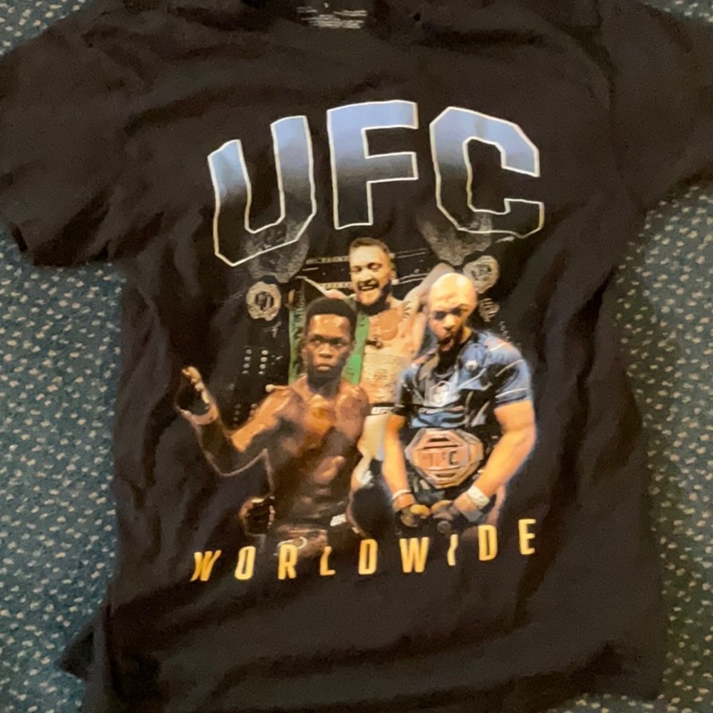 UFC Black Graphic T-Shirt